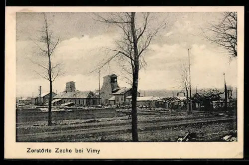 AK Vimy, Zerstörte Zeche