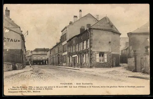 AK Vouziers, Rue Gambetta