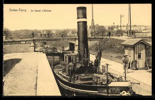 AK Sedan-Torcy, Le Canal, L`Ecluse