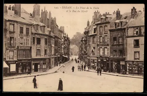 AK Sedan, La Place de la Halle et la Rue du Menil
