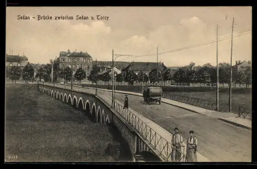 AK Sedan, Brücke zwischen Sedan u. Torcy