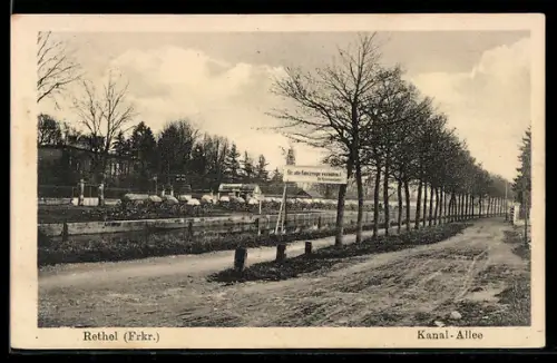 AK Rethel, Kanal-Allee