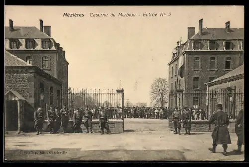 AK Mézières, Caserne du Merbion, Entrée No 2