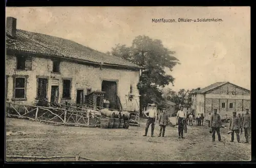 AK Montfaucon, Offizier- u. Soldatenheim