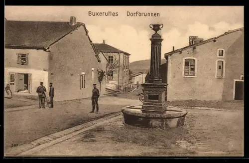 AK Buxerulles, Dorfbrunnen