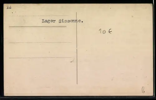 AK Sissonne, Lager Sissonne