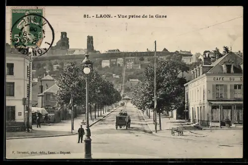 AK Laon, Vue prise de la Gare
