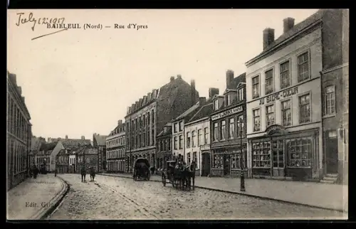 AK Bailleul /Nord, Rue d`Ypres