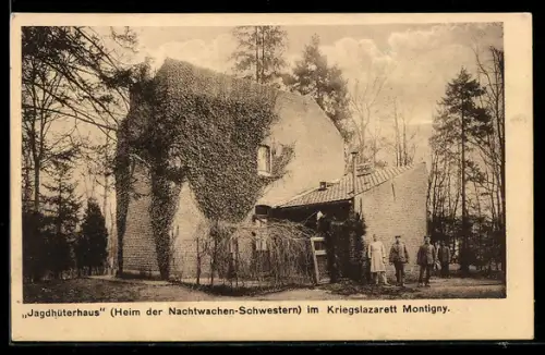 AK Montigny-en-Ostrevant, Jagdhüterhaus, Heim der Nachtwachen-Schwestern