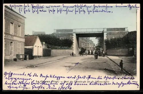 AK Le Cateau /Nord, Pont du Chemin de fer de Cateau-Halte