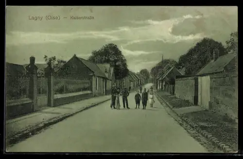 AK Lagny /Oise, Kaiserstrasse