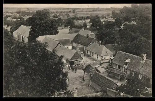 AK Candor /Oise, Totalansicht aus der Vogelschau