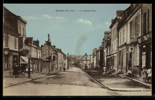AK Conty /Somme, La Grande Rue