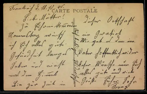 AK Conty /Somme, Rue Caroline-Follet