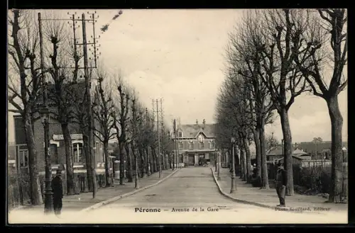 AK Péronne, Avenue de la Gare