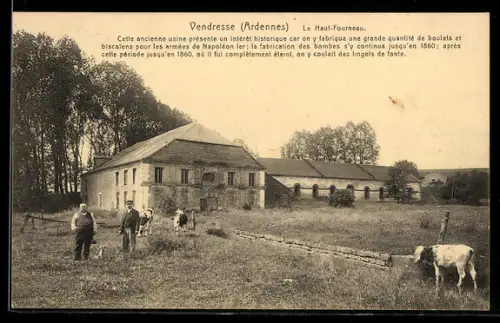 AK Vendresse /Ardennes, Le Haut-Fourneau
