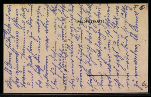 AK Linselles, In der Hauptstrasse
