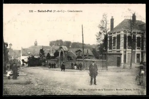 AK Saint-Pol /P.-de-C., Gendarmerie