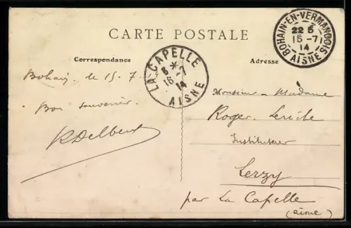 AK Bohain /Aisne, Rue de la République