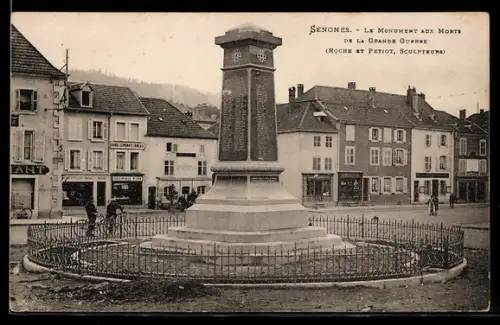 AK Senones, Le Monument aux Morts de la Grande Guerre