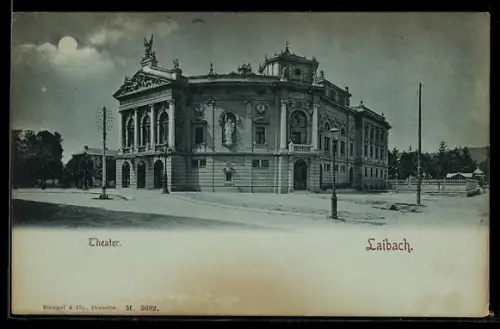 Mondschein-AK Laibach, Theater