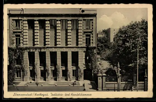 AK Litzmannstadt /Warthegau, Industrie- und Handelskammer