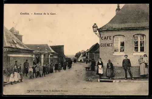 AK Combles, Avenue de la Gare