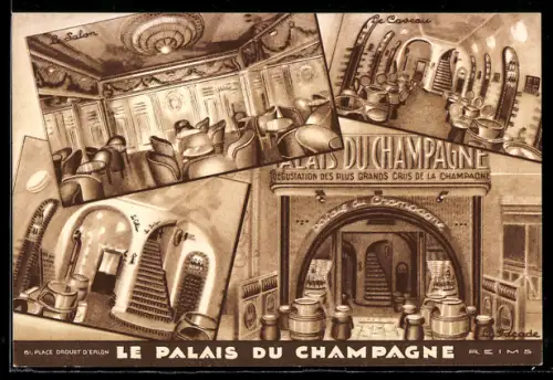 AK Reims, Le Palais du Champagne