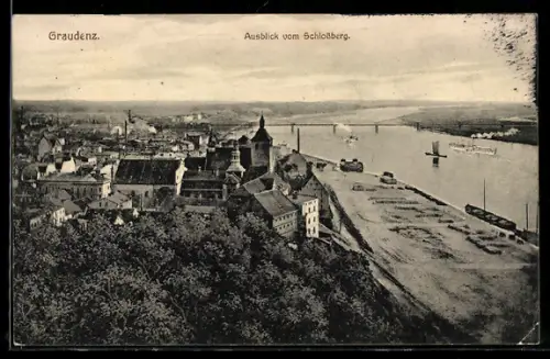 AK Graudenz, Ausblick vom Schlossberg