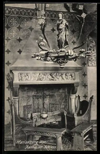 AK Marienburg, Kamin im Schloss
