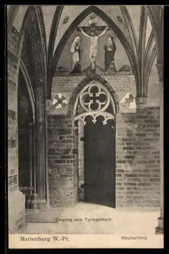 AK Marienburg, Hochschloss, Eingang zum Turmgemach
