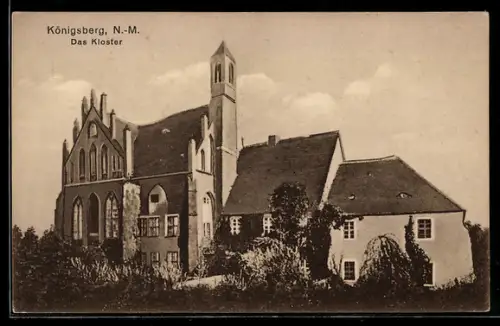 AK Königsberg /N.-M., Totalansicht vom Kloster