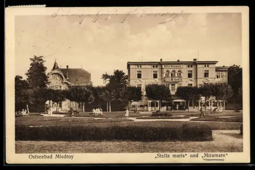 AK Misdroy, Hotel Stella maris und Miramare