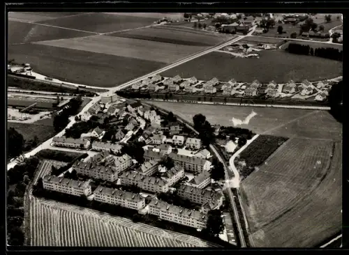 AK Alburg, Ortsteile Hochweg und Kreuzbreite vom Flugzeug aus