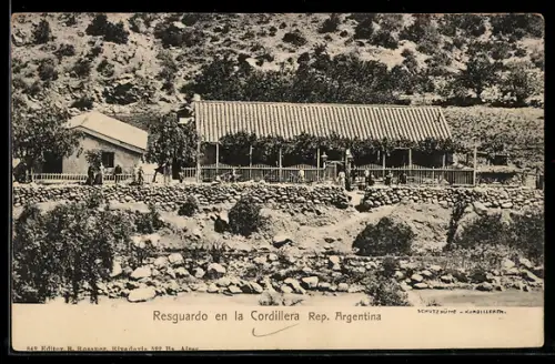 AK Argentinien, Resguardo en la Cordillera