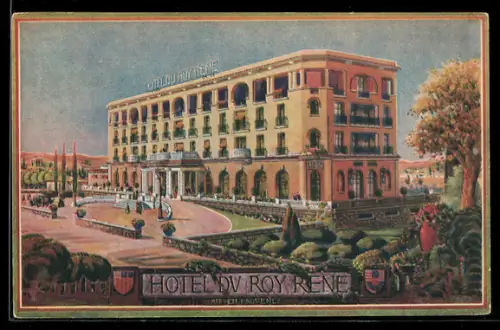 Künstler-AK Aix-en-Provence, hôtel du Roy Rene