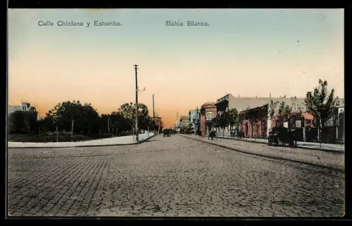 AK Bahia Blanca, Calle Chiclana y Estomba