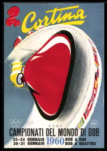 AK Cortina, Campionati del Mondo di Bob 1960, Bob-Weltmeisterschaften 1960