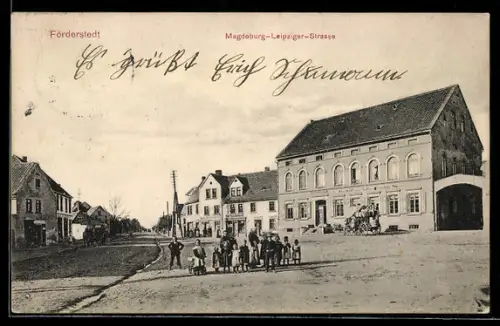 AK Förderstedt, Magdeburg-Leipziger-Strasse