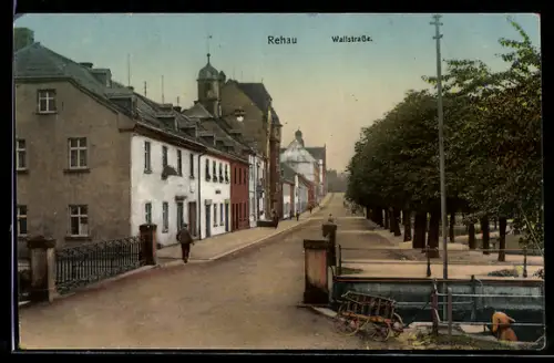 AK Rehau in Bayern, Kanalbrücke in der Wallstrasse