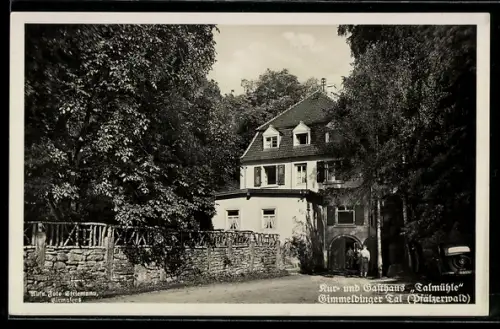 AK Gimmeldingen a. d. Weinstrasse, Kur- und Gasthaus Talmühle, Bes. Gg. Brunn