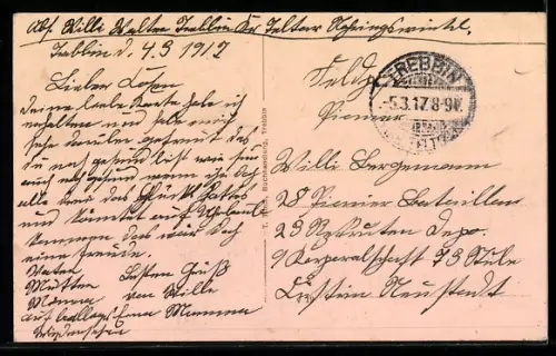 AK Trebbin, Marktplatz mit Kirche