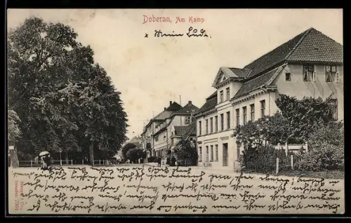 AK Doberan, Strassenpartie am Kamp