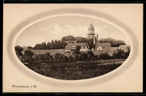 AK Wiesenburg, Blick auf die Kirche