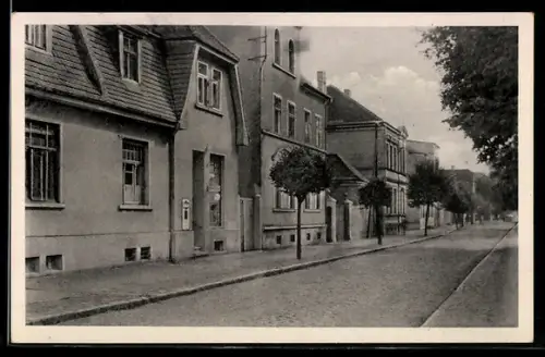 AK Gnadau b. Magdeburg, Bahnhofstrasse