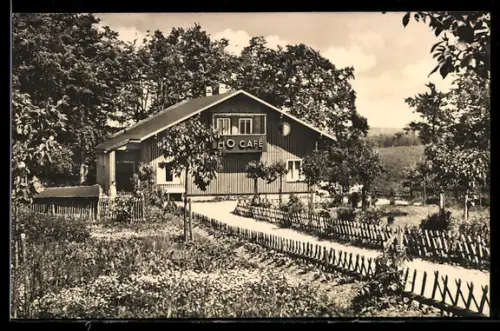 AK Frauenwald /Rstg., HO-Cafe Kleines Haus am Wald