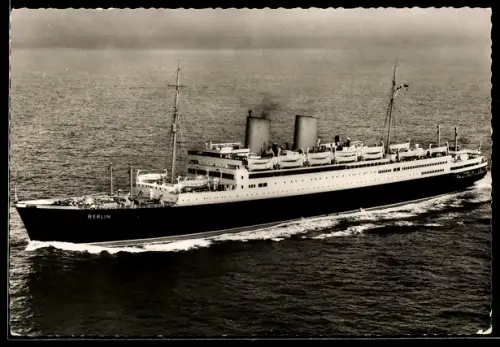 AK Passagierschiff M.S. Berlin vom Norddeutschen Lloyd Bremen aus der Vogelschau