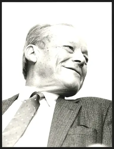 Fotografie Portrait von Willy Brandt