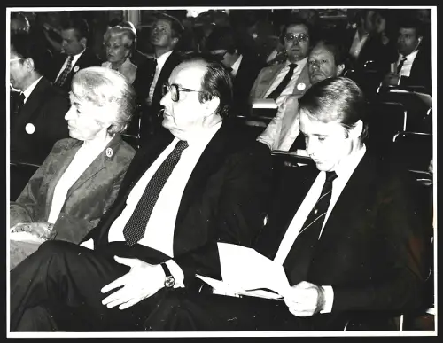 Fotografie H. D. Genscher im Porträt