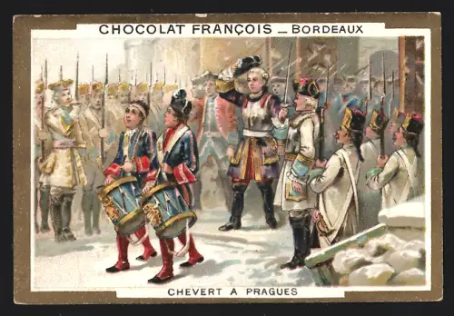 Sammelbild Bordeaux, Chocolat Francois, Chevert a Pragues